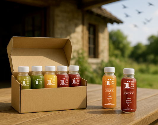 Pack de jus pressés à froid artisanal en Belgique – Les Jus Nü